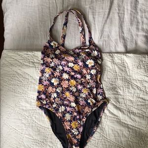 Madewell Crossback One Piece Swimsuit